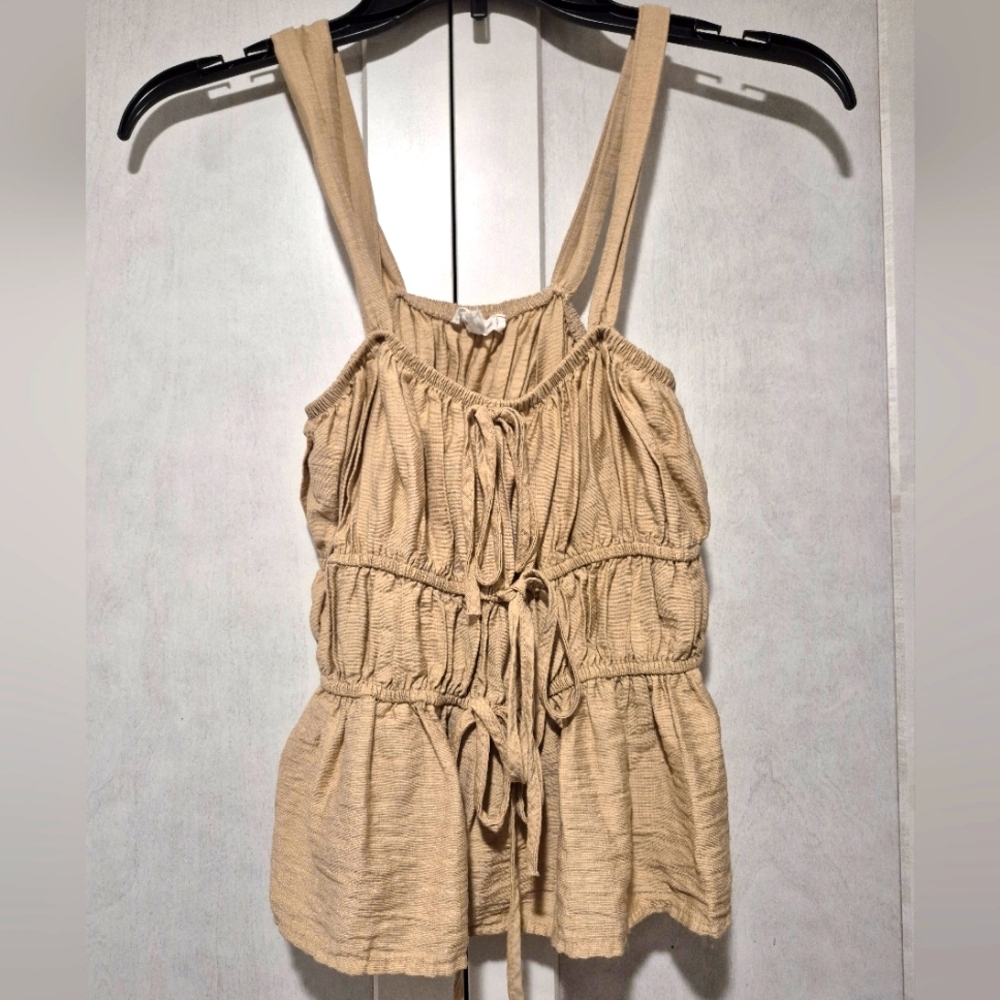 Women's Mine Tan Sleeveless Top